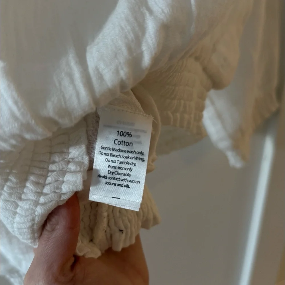 Sea Level Swim Australia Eco-Cotton Cropped Blouse - Picture 9 of 9